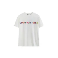 Футболка Louis Vuitton Short Sleeve Brand Inscription "White"