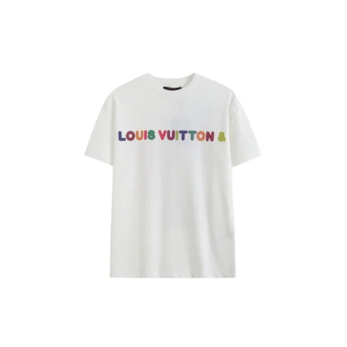 Футболка Louis Vuitton Short Sleeve Brand Inscription "White"