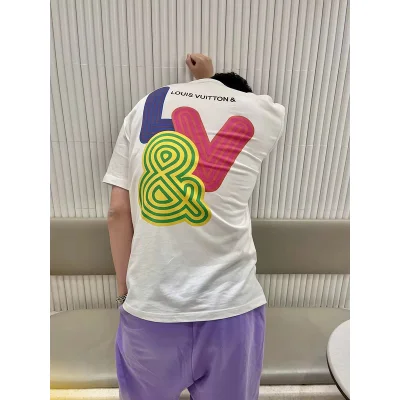 Футболка Louis Vuitton Short Sleeve Brand Inscription "White" фото № 9
