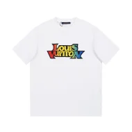 Футболка Louis Vuitton Rainbow Color Logo "White"