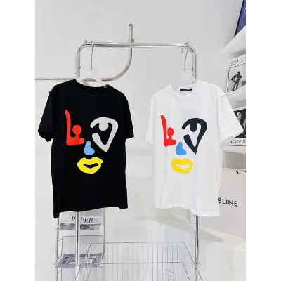 Футболка Louis Vuitton Face "Black" фото № 4