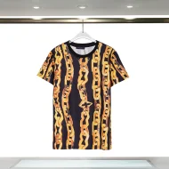 Футболка Louis Vuitton Printed With Gold Chains "Black/Yellow"