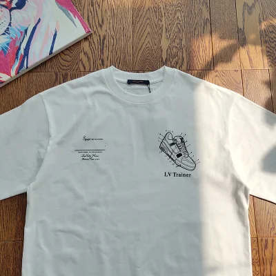 Футболка Louis Vuitton Description Of The Sneaker "White" фото № 3