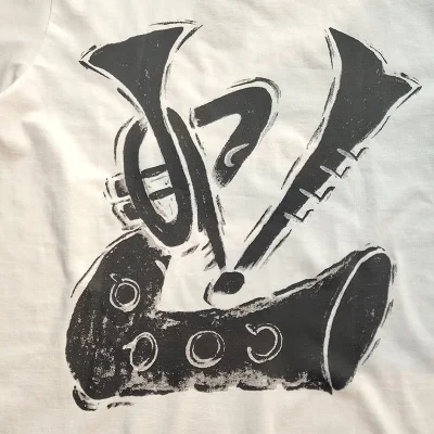 Футболка Louis Vuitton Musical Instrument "White" фото № 3