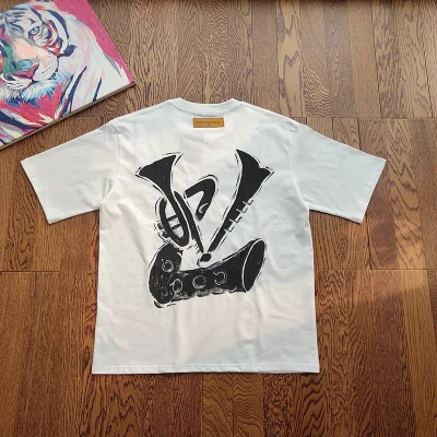 Футболка Louis Vuitton Musical Instrument "White" фото № 9