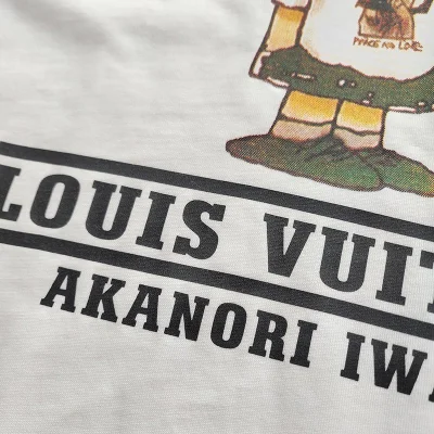 Футболка Louis Vuitton Boy With Box On His Head Print "White" фото № 4