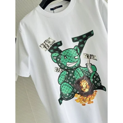 Футболка Louis Vuitton Happiness Is In Money "White" фото № 3