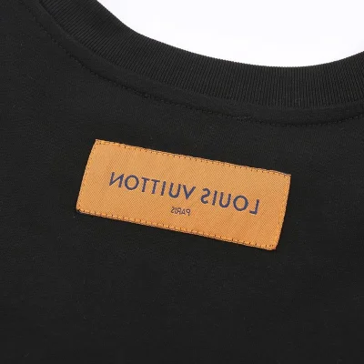 Футболка Louis Vuitton Printed With Leaves "Black" фото № 4