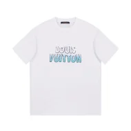 Футболка Louis Vuitton Blue Logo "White"