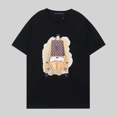 Футболка Louis Vuitton Shopping "Black" фото № 2 Футболка Louis Vuitton Shopping "Black" фото № 2