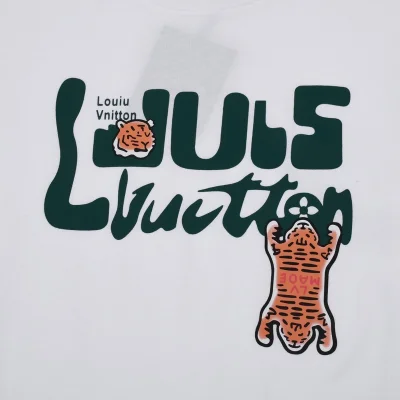 Футболка Louis Vuitton Tiger Head Brand Logo "White" фото № 7 Футболка Louis Vuitton Tiger Head Brand Logo "White" фото № 7