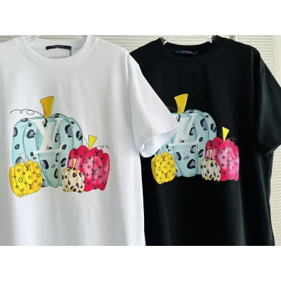 Футболка Louis Vuitton Pumpkin Of Different Shapes And Types "White" фото № 3