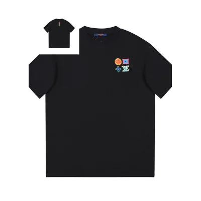 Футболка Louis Vuitton With Four Emblems "Black" фото № 8