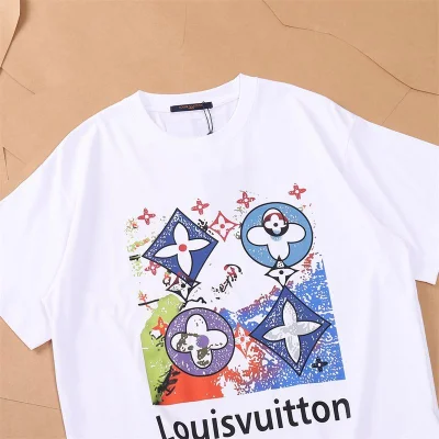 Футболка Louis Vuitton Logo Symbols In Square "White" фото № 2