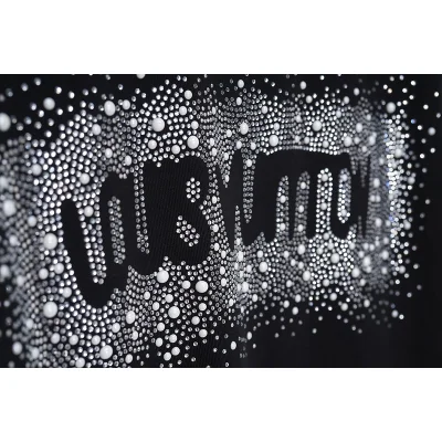 Футболка Louis Vuitton Logo Inscription On Background From Silver Dots "Black" фото № 5 Футболка Louis Vuitton Logo Inscription On Background From Silver Dots "Black" фото № 5