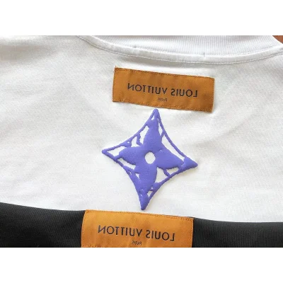 Футболка Louis Vuitton Colorful Logo Letters Front And Colorful Logo Back "White" фото № 5