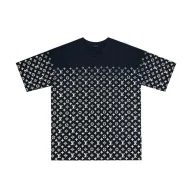 Футболка Louis Vuitton Many Brand Emblems "Blue/Black"