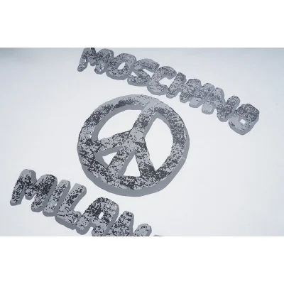 Футболка Moschino With Text Logo Print "White" фото № 3