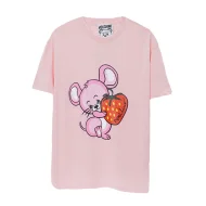 Футболка Moschino Mouse With Strawberries "Pink"