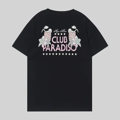Футболка MSGM Back Inscription Club Paradiso "Black" фото № 2
