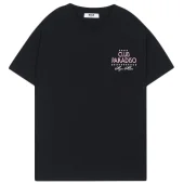 Футболка MSGM Back Inscription Club Paradiso "Black"