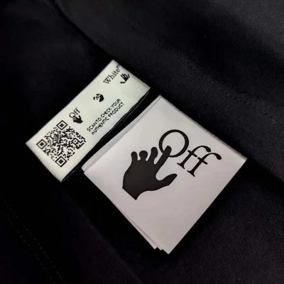 Футболка Off White Doodles "Black" фото № 8