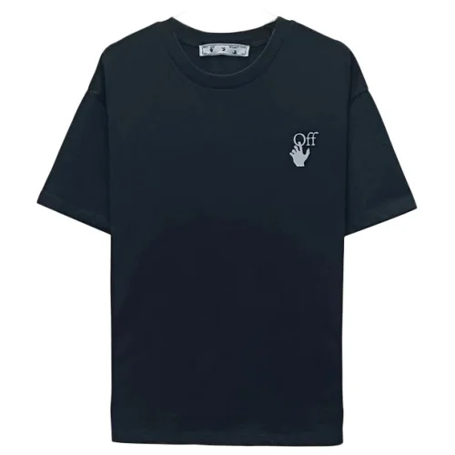 Футболка Off White With Picture In The Logo - Comprehension "Black"