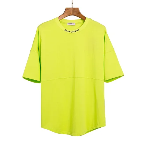Футболка Palm Angels With Beautiful Logo Lettering "Green/Yellow"
