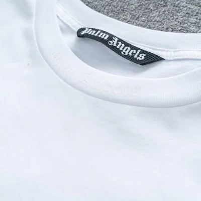 Футболка Palm Angels Two Colors "White/Pink" фото № 7