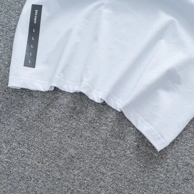 Футболка Palm Angels Painted Over "White/Red" фото № 4