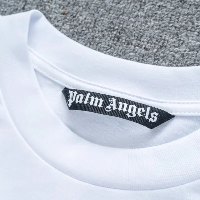 Футболка Palm Angels Painted Over "White/Red" фото № 6