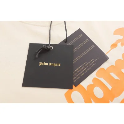 Футболка Palm Angels Humanized Palm Tree - Logo "Cream" фото № 9