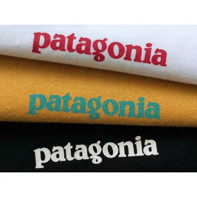 Футболка Patagonia Fish With Trident Back Print "Black" фото № 7