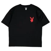 Футболка Playboy Mushroom Print "Black"