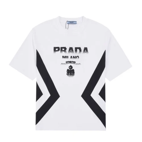 Футболка Prada With Mosaic Logo "White"