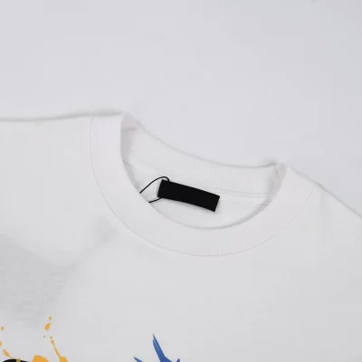 Футболка Prada Spots Of Colored Paint "White" фото № 4