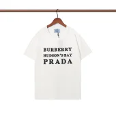 Футболка Prada Logo Burberry Hudson Bay "White"