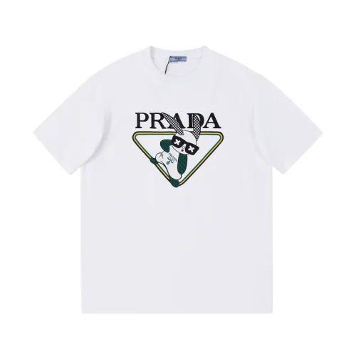 Футболка Prada Cool Rabbit Print "White"