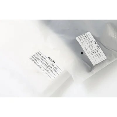 Футболка Prada Logo Made Of Beads "White" фото № 3