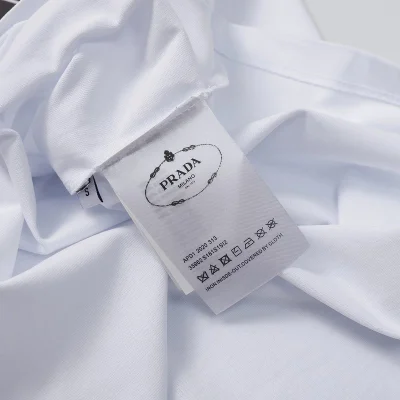 Футболка Prada Logo In Colored Squares "White" фото № 2