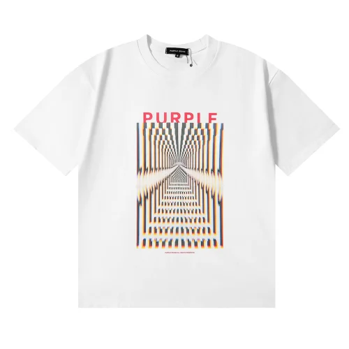 Футболка Purple Brand Print Illusion "White"