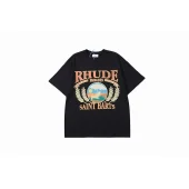 Футболка Rhude Saint Barts With Logo "Black"