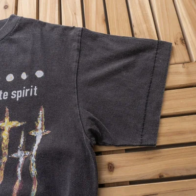 Футболка Saint Michael Print With Circles And Stars "Black" фото № 4