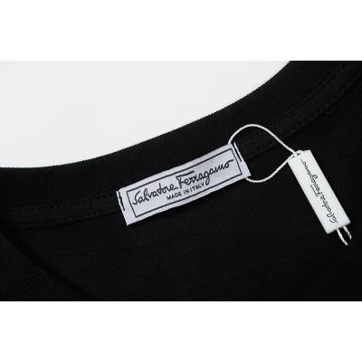 Футболка Salvatore Ferragamo With Color Logo "Black" фото № 4