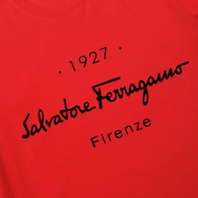 Футболка Salvatore Ferragamo Firenze "Red" фото № 2