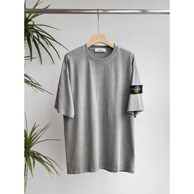 Футболка Stone Island Without Inscriptions But With Patch "Gray" фото № 2 Футболка Stone Island Without Inscriptions But With Patch "Gray" фото № 2