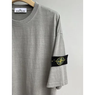 Футболка Stone Island Without Inscriptions But With Patch "Gray" фото № 3 Футболка Stone Island Without Inscriptions But With Patch "Gray" фото № 3