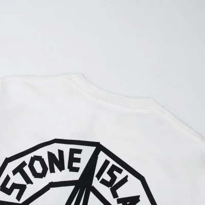 Футболка Stone Island Text And Four-Sided Star "White" фото № 2 Футболка Stone Island Text And Four-Sided Star "White" фото № 2