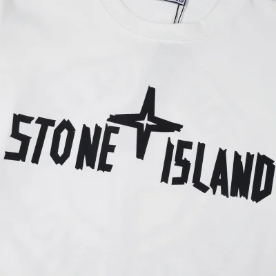 Футболка Stone Island Text And Four-Sided Star "White" фото № 3 Футболка Stone Island Text And Four-Sided Star "White" фото № 3
