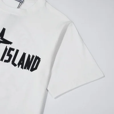 Футболка Stone Island Text And Four-Sided Star "White" фото № 4 Футболка Stone Island Text And Four-Sided Star "White" фото № 4